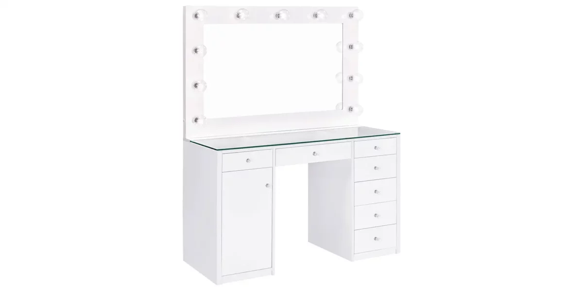Acena Vanity Table & Mirror - Image 2