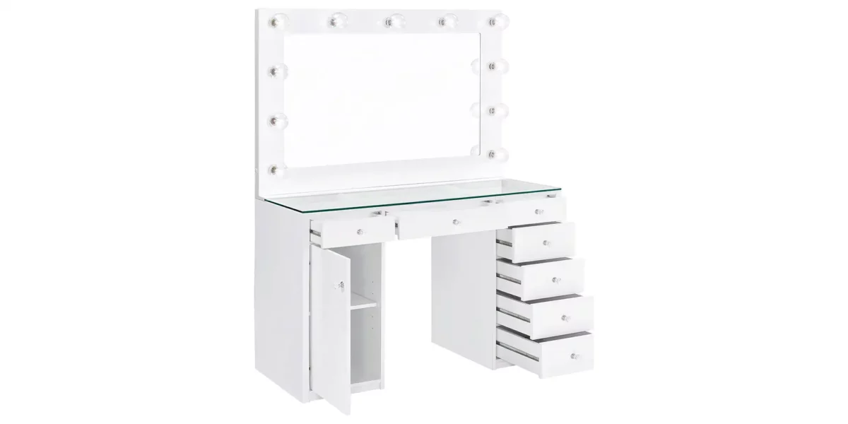 Acena Vanity Table & Mirror - Image 3