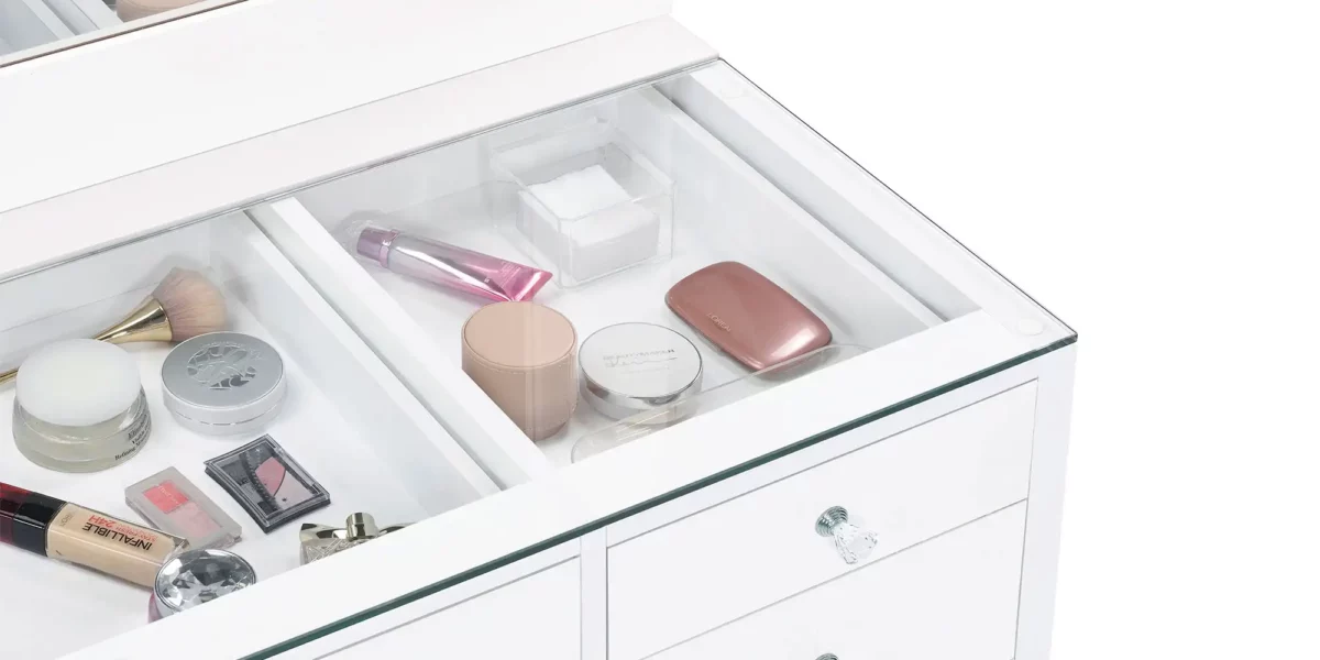 Acena Vanity Table & Mirror - Image 5