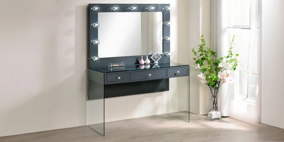 Afshan Vanity Table & Mirror - Image 2
