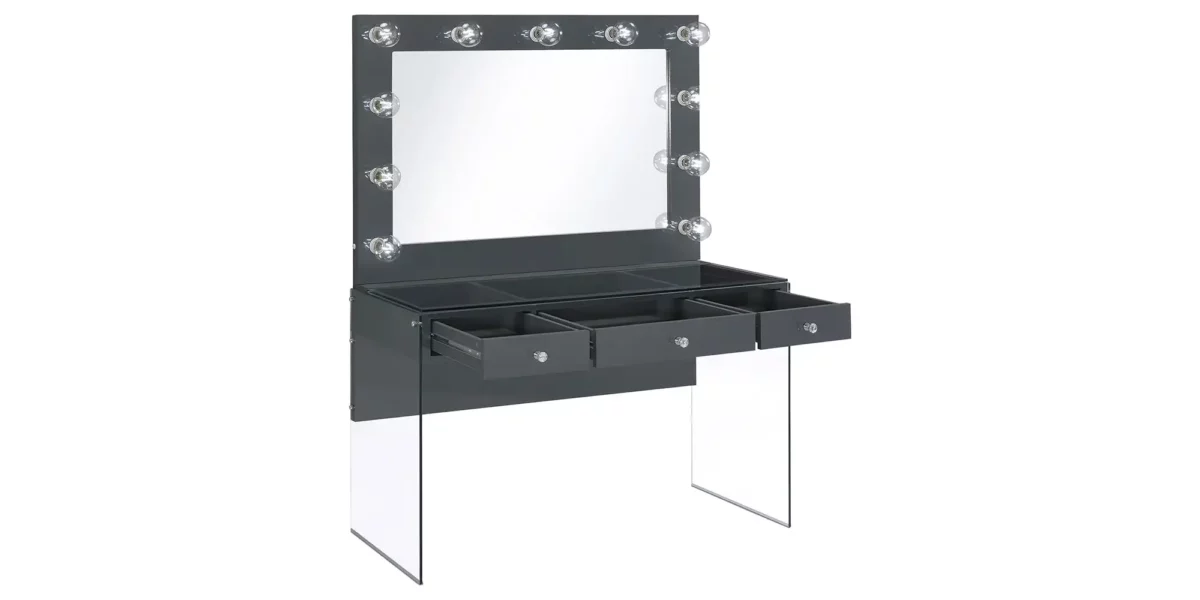 Afshan Vanity Table & Mirror - Image 3