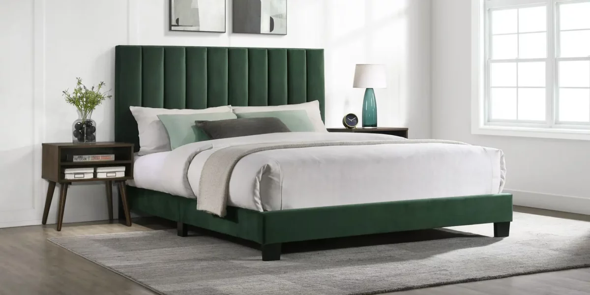 Coyote Bed Set with Two End Tables