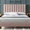 Coyote Bed Set with Two End Tables - Image 2