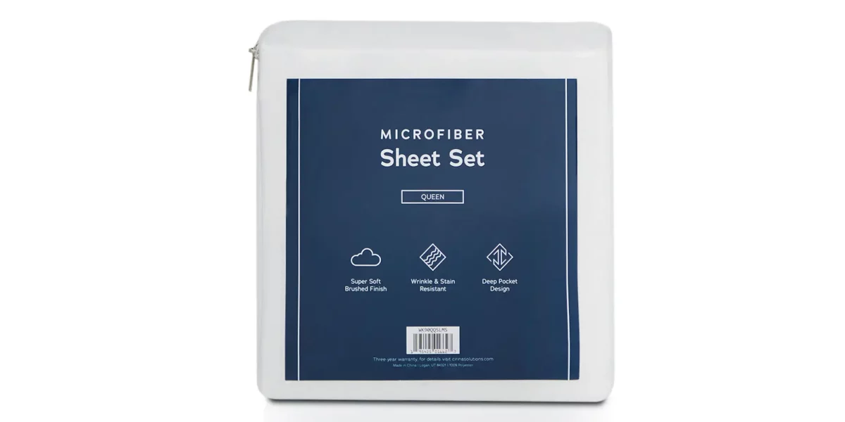 Double-Brushed Microfiber Sheet Set - Image 3