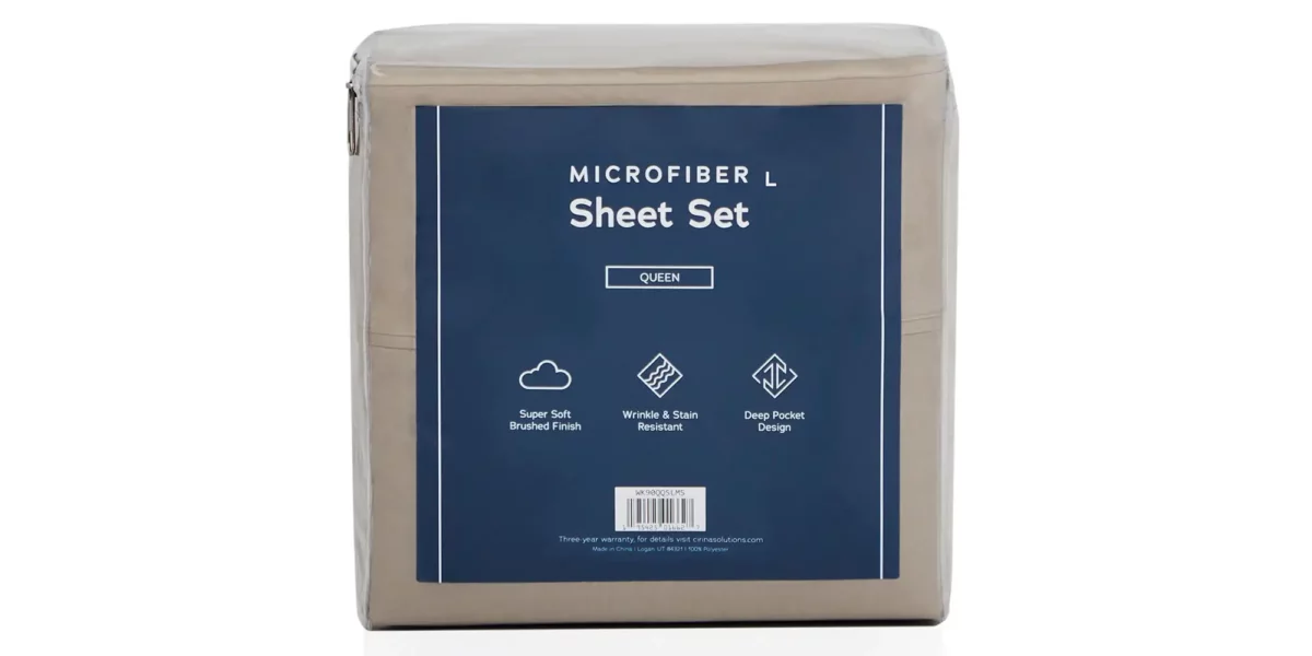 Double-Brushed Microfiber Sheet Set - Image 5