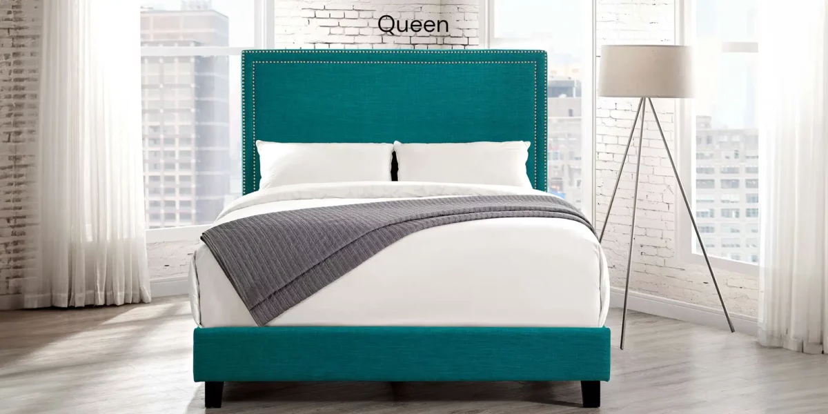 Erica Upholstered Platform Bed - Image 10
