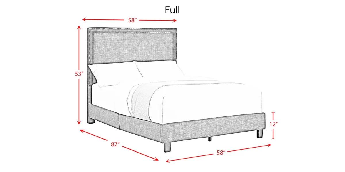 Erica Upholstered Platform Bed - Image 13