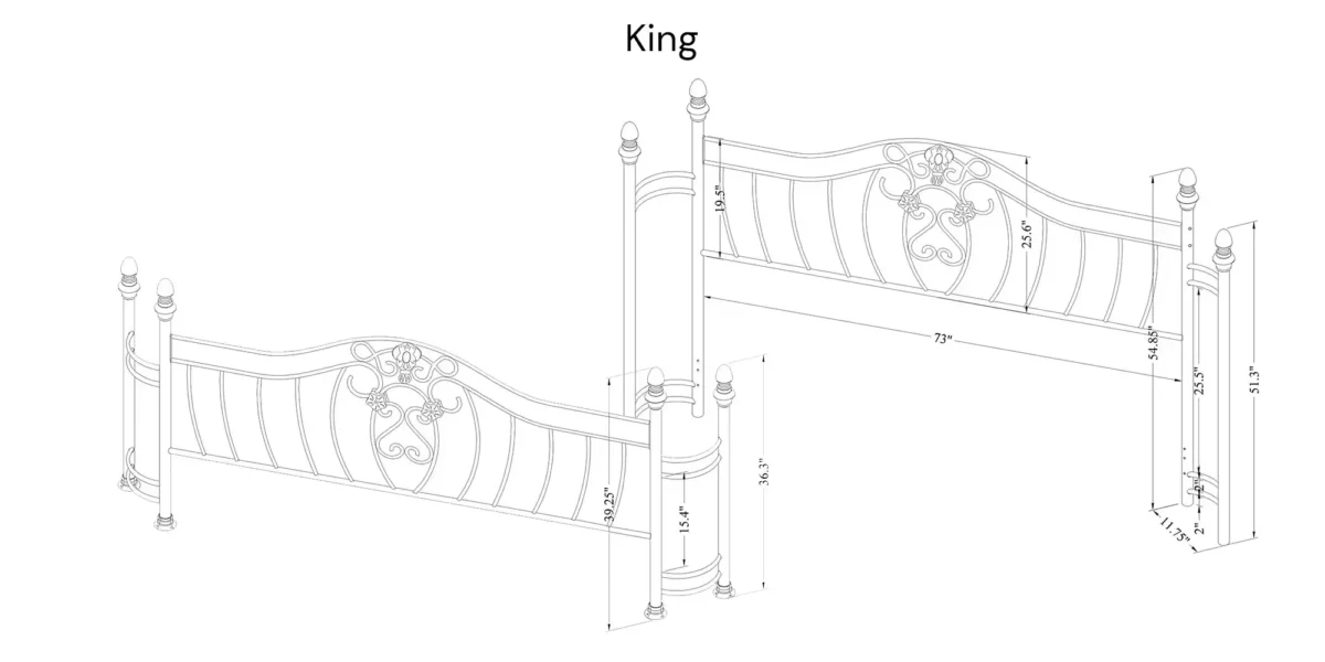 Sydney Headboard and Footboard - Image 5