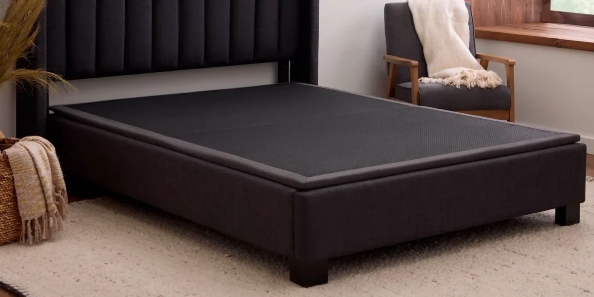 Thin Deck Upholstered Platform Bed Frame - Image 2