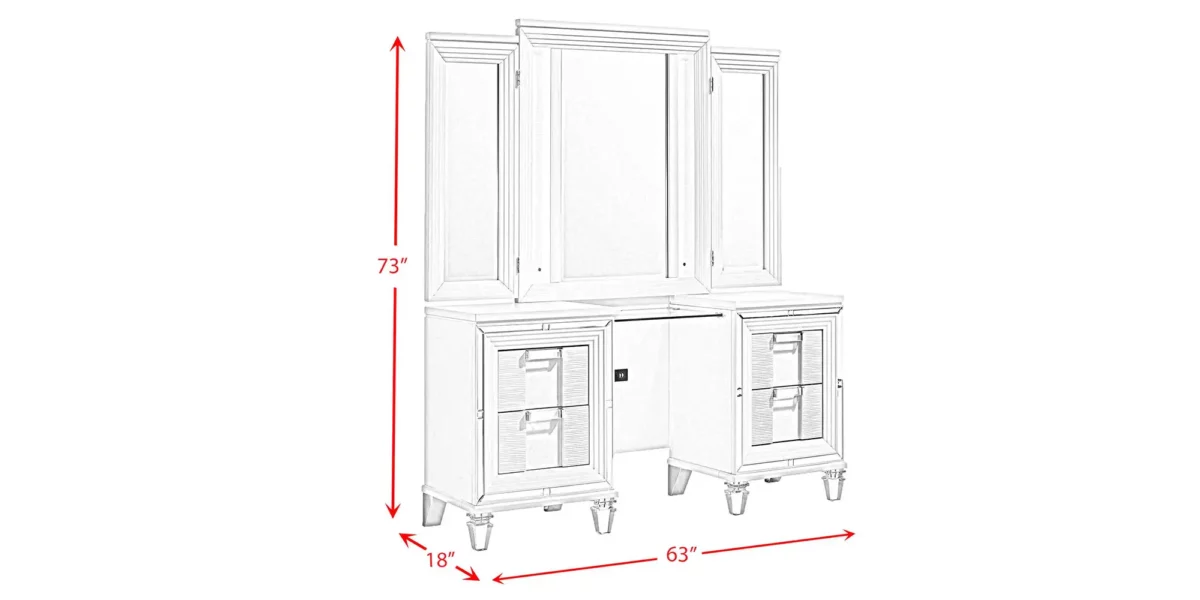 Twenty Nine 3 Piece Vanity Set - Image 2