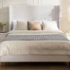 Harper Upholstered Platform Bed 54" High Headboard