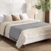 Harper Upholstered Platform Bed 54" High Headboard - Image 2