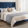 Peyton Upholstered Platform Bed 54" High Headboard - Image 9