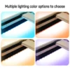 Alicia Velvet Upholstered Bed with Smart LED - Image 8