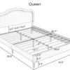 Alicia Velvet Upholstered Bed with Smart LED - Image 9