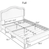 Alicia Velvet Upholstered Bed with Smart LED - Image 10