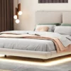 Cardi Upholsted Platform Bed with Sensor Lights - Image 2