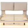 Cardi Upholsted Platform Bed with Sensor Lights - Image 5
