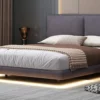 Cardi Upholsted Platform Bed with Sensor Lights - Image 4