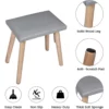 Julia Vanity With Adjustable Brightness Mirror and Cushioned Stool - Image 3