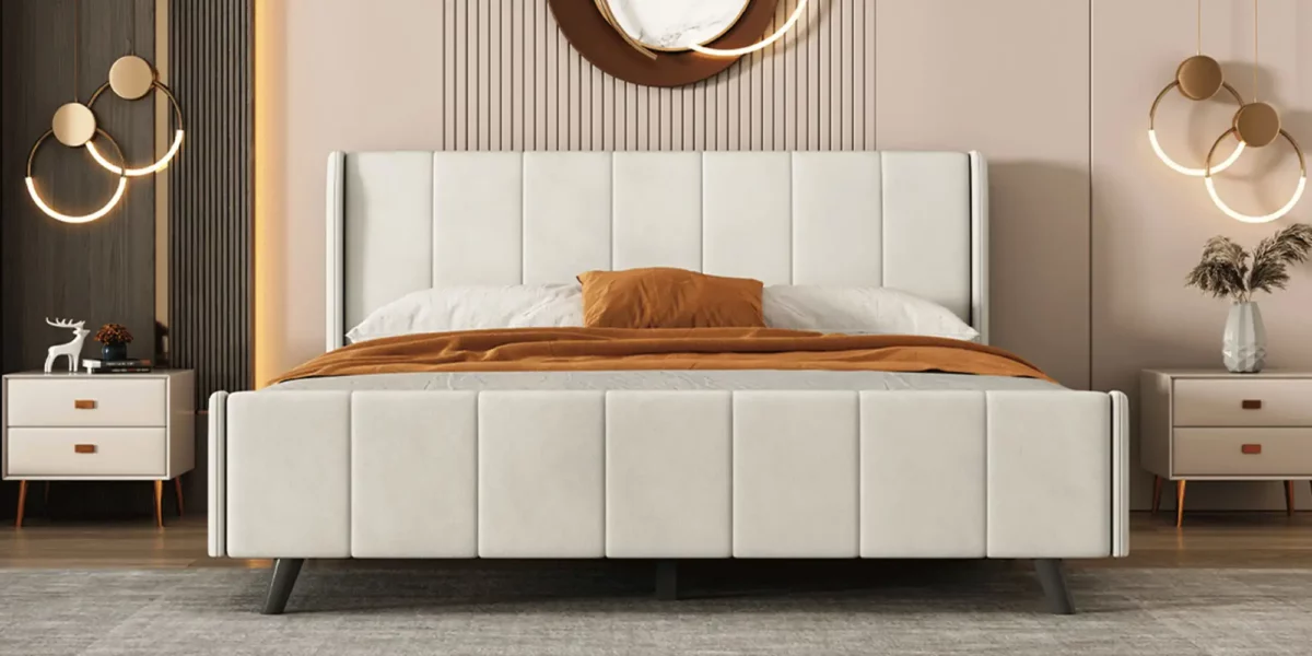 Markie Upholsterd Platform Bed