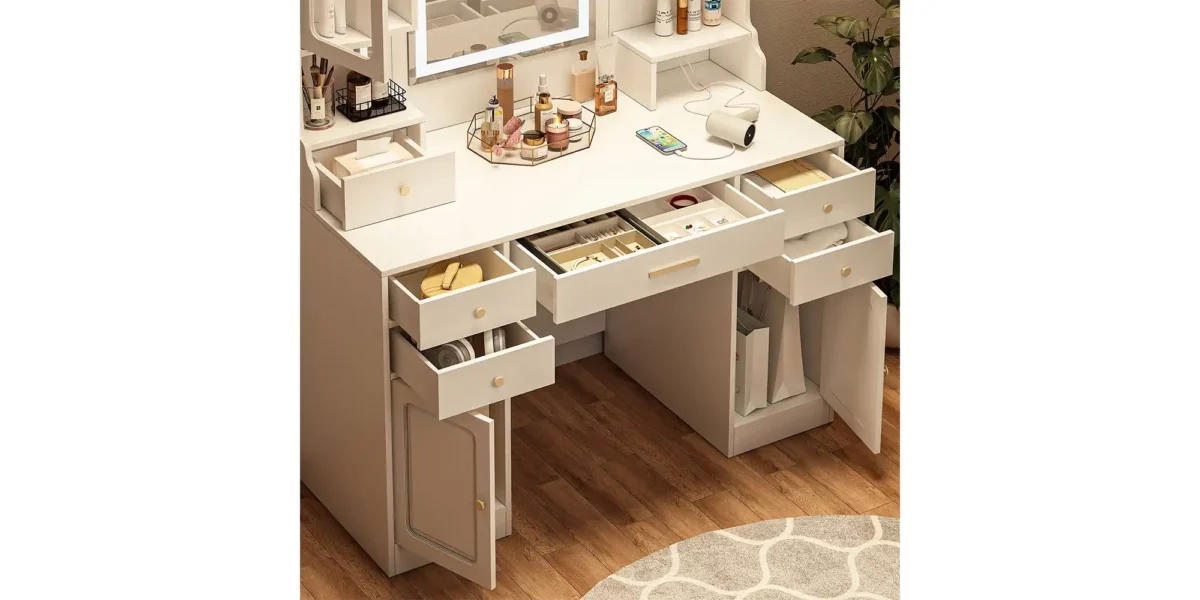 Miley Lark Vanity Table Set - Image 4