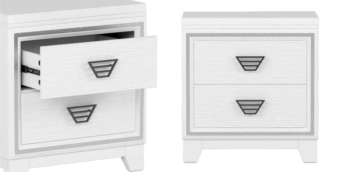 Moonstruck 3 Piece Bedroom Set With Bed with LED Lights, Nighstand, and Dresser - Image 14