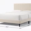Norm Upholstered Platform Bed - Image 3