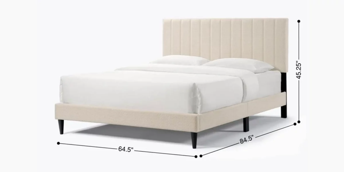 Norm Upholstered Platform Bed - Image 3