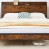 Rocky Platform Bed With Charging Station