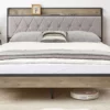 Rocky Platform Bed With Charging Station - Image 6