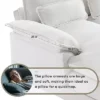 Brodie 123" Modern U Shaped Sectional - Image 3