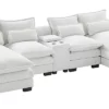 Brodie 123" Modern U Shaped Sectional - Image 5