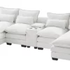 Brodie 123" Modern U Shaped Sectional - Image 7