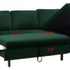 Everly 88" Sleeper Sectional with Storage - Image 9