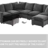 Shaq 110" Modern U Shaped Sectional - Image 12