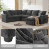 Shaq 110" Modern U Shaped Sectional - Image 7